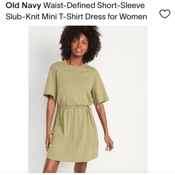 Old Navy defined waist XXL short sleeve Slub knit mini - Picture 9 of 9